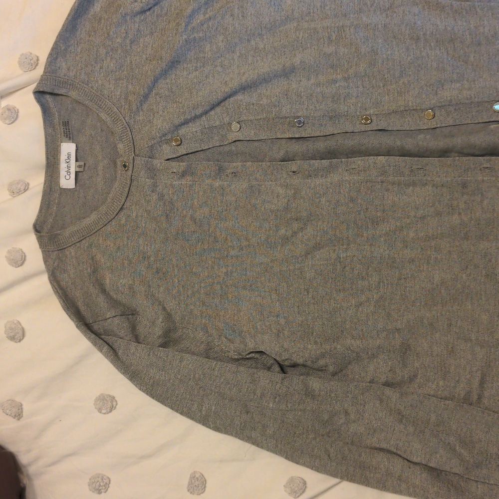 Grey CALVIN KLEIN cardigan
